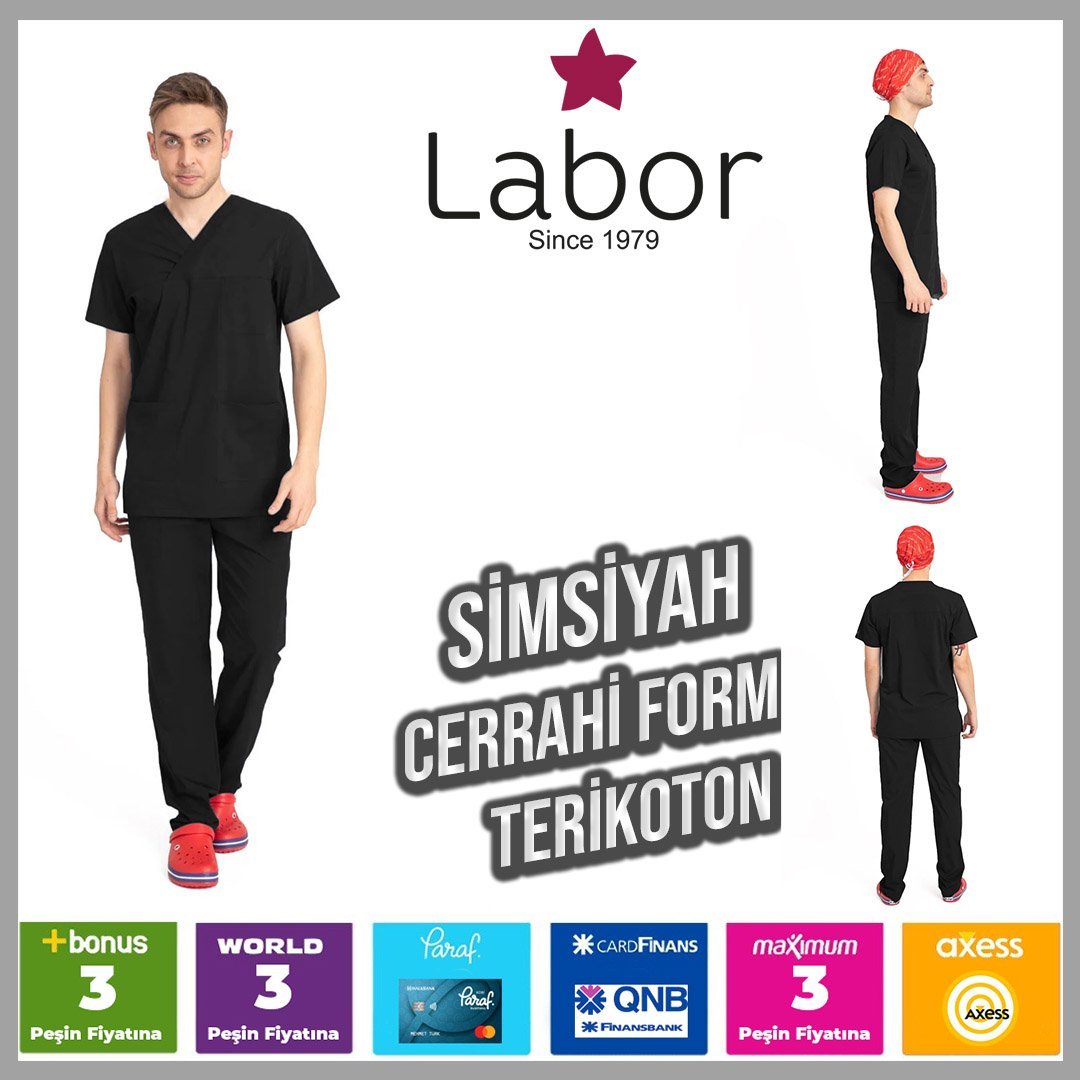 Cerrahi forma siyah