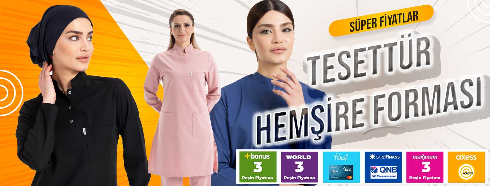 Tesettür hemşire forması fiyatları