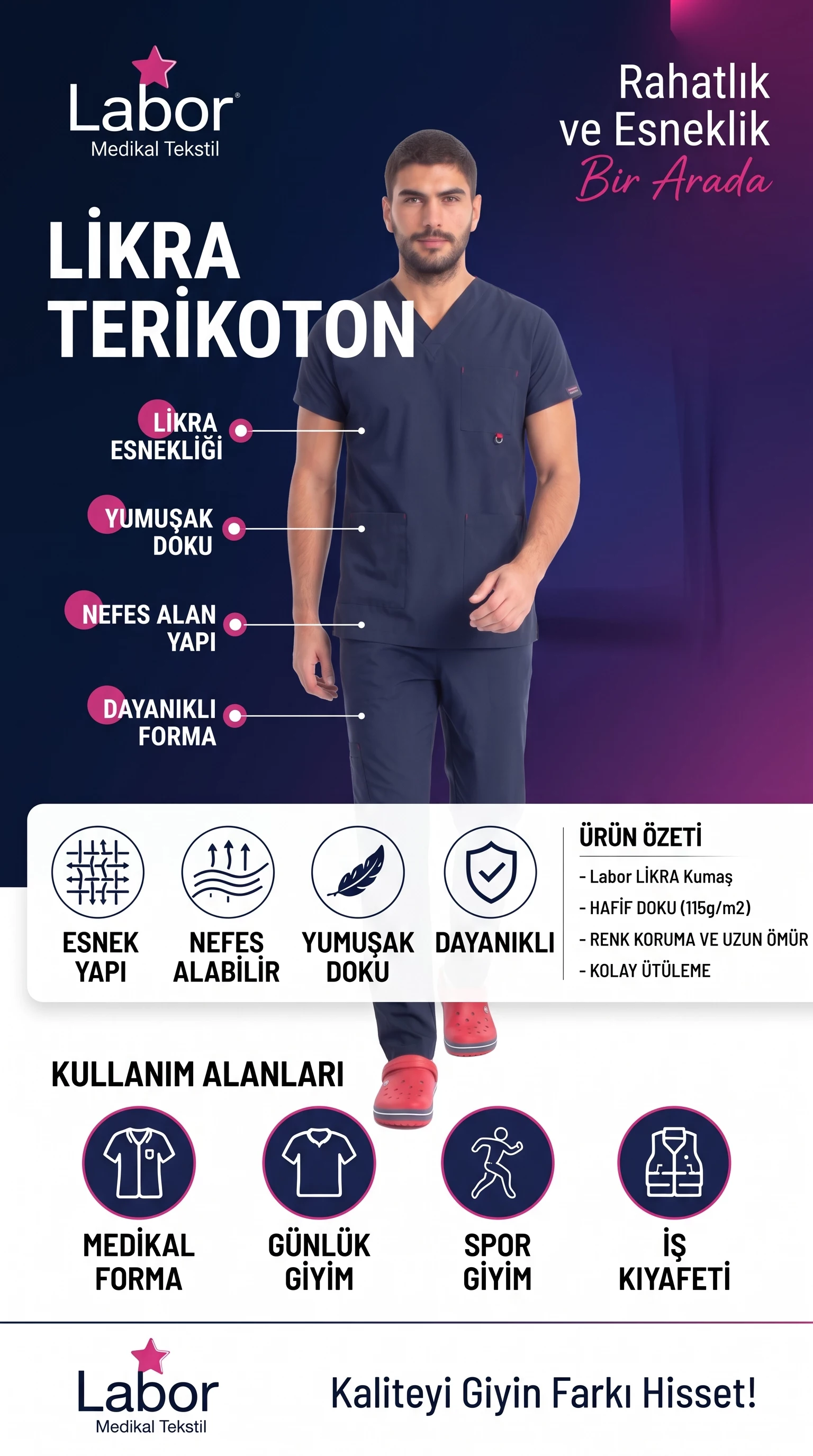 Likralı-terikoton