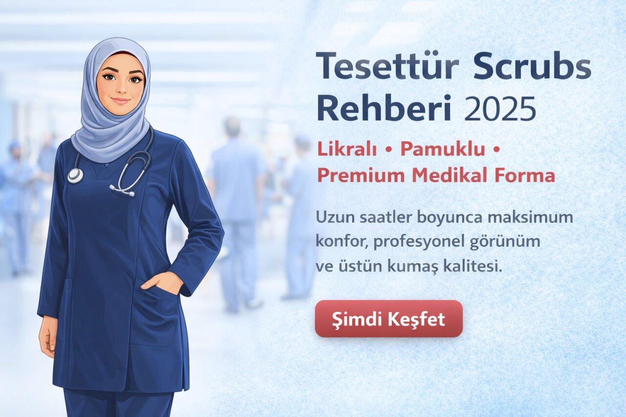 Tesettür Scrubs Nedir? Likralı ve Premium Medikal Forma Rehberi 