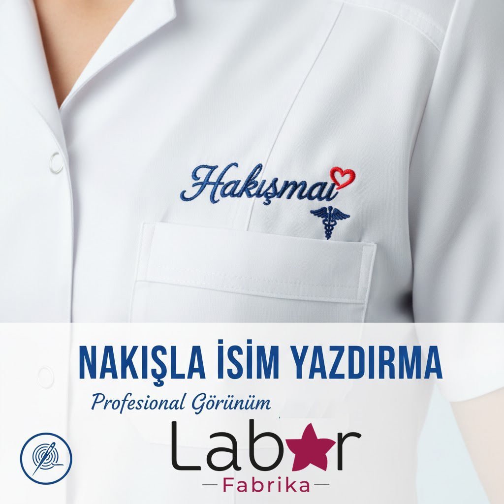 Beyaz Önlüğe İsim Yazdırma