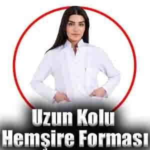 Uzun Kollu Hemşire Forması