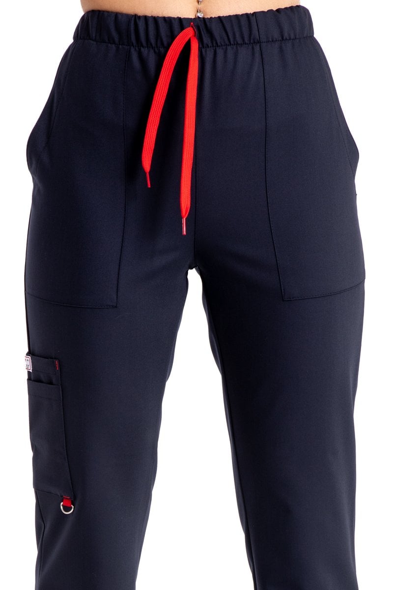 Özel tasarım cerrahi forma kanguru model kadın takım 54/6XL Özel Sipariş - Lacivert