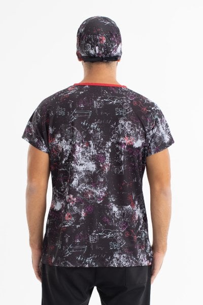 Cerrahi forma erkek tek üst desen 19