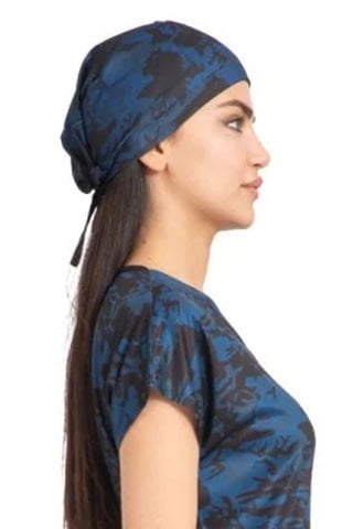 LABOR DRY TOUCH Cerrahi Bone - Mavi Kamuflaj - Kadın ve Erkek