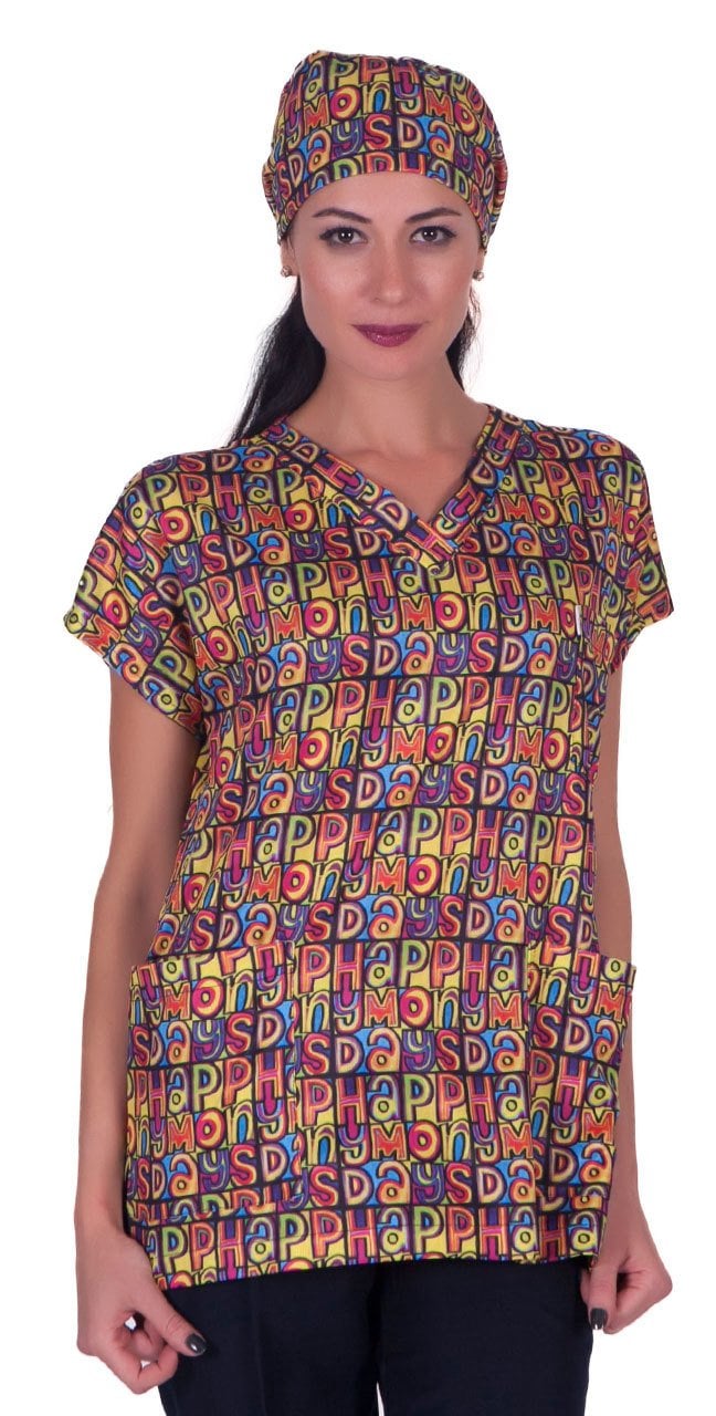 Desenli Tek Üst Bayan Model 2 Dry Touch Kumaş