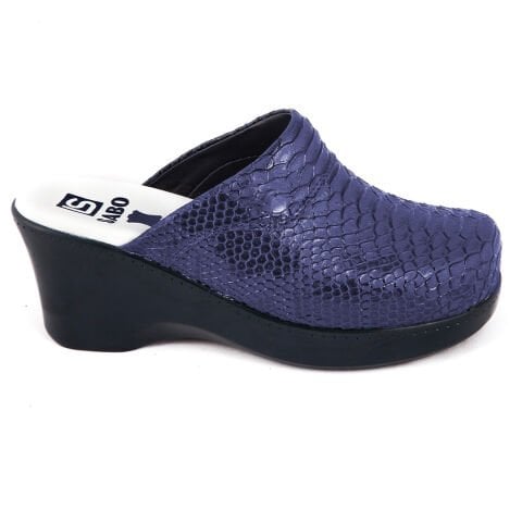 Sabo Terlik Kadın Lacivert Dolgu Topuk Milenyum Model 202L - Seri Sonu