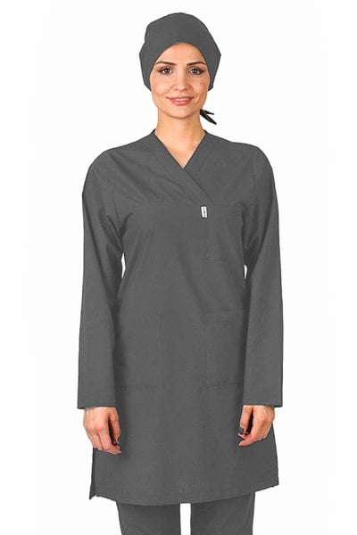 Hemşire Tesettür Forması Tek Üst Terikoton Kumaş Tst-01