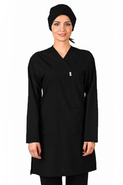 Hemşire Tesettür Forması Tek Üst Terikoton Kumaş Tst-01