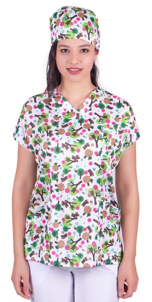 Desenli Tek Üst Bayan Model 8