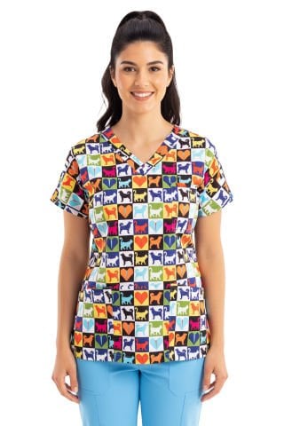 Desenli Tek Üst Bayan Model 13 Dry Touch