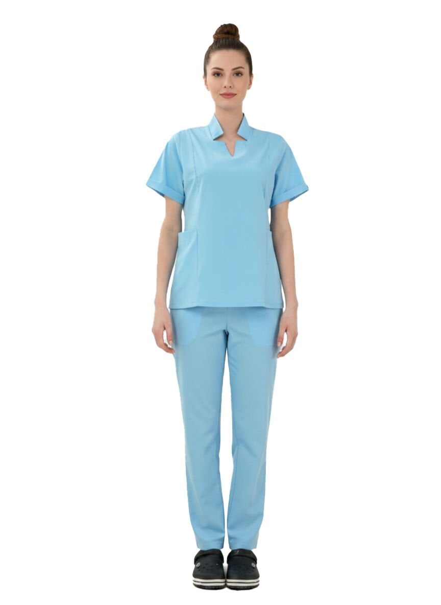 Prime Scrubs Cerrahi Forma Takımı - Kadın - Super Stretch Likralı Kumaş - Model 11