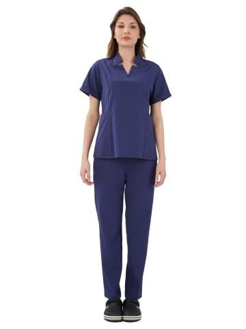 Prime Scrubs Cerrahi Forma Takımı - Kadın - Super Stretch Likralı Kumaş - Model 11