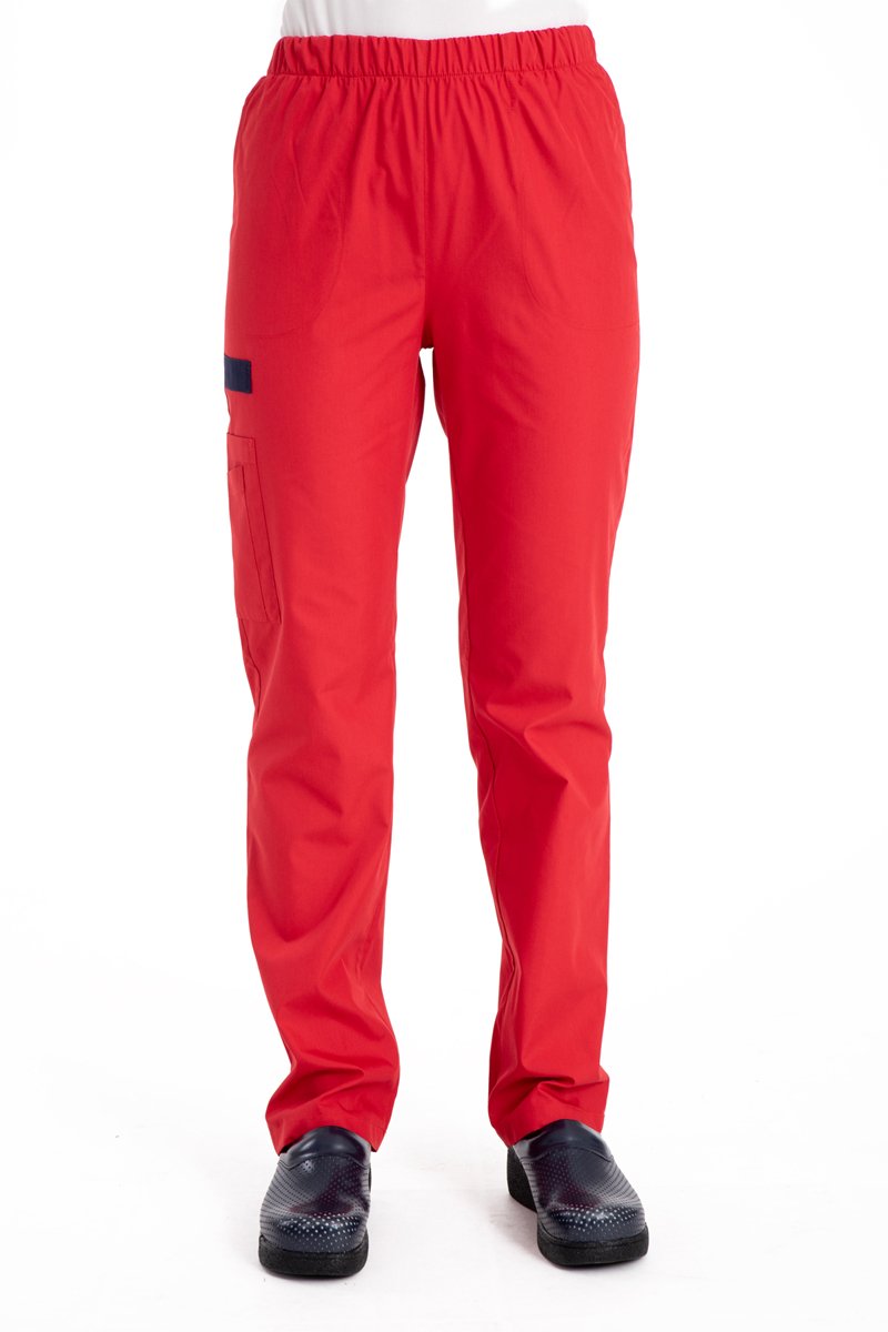 Cerrahi Ameliyathane ve Nöbet Forma Takımı-Rg-04 46-2XL - Kırmızı