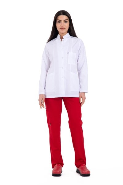 Önlük Beyaz Doktor Hakim Yaka Ceket Boy Hbc-02