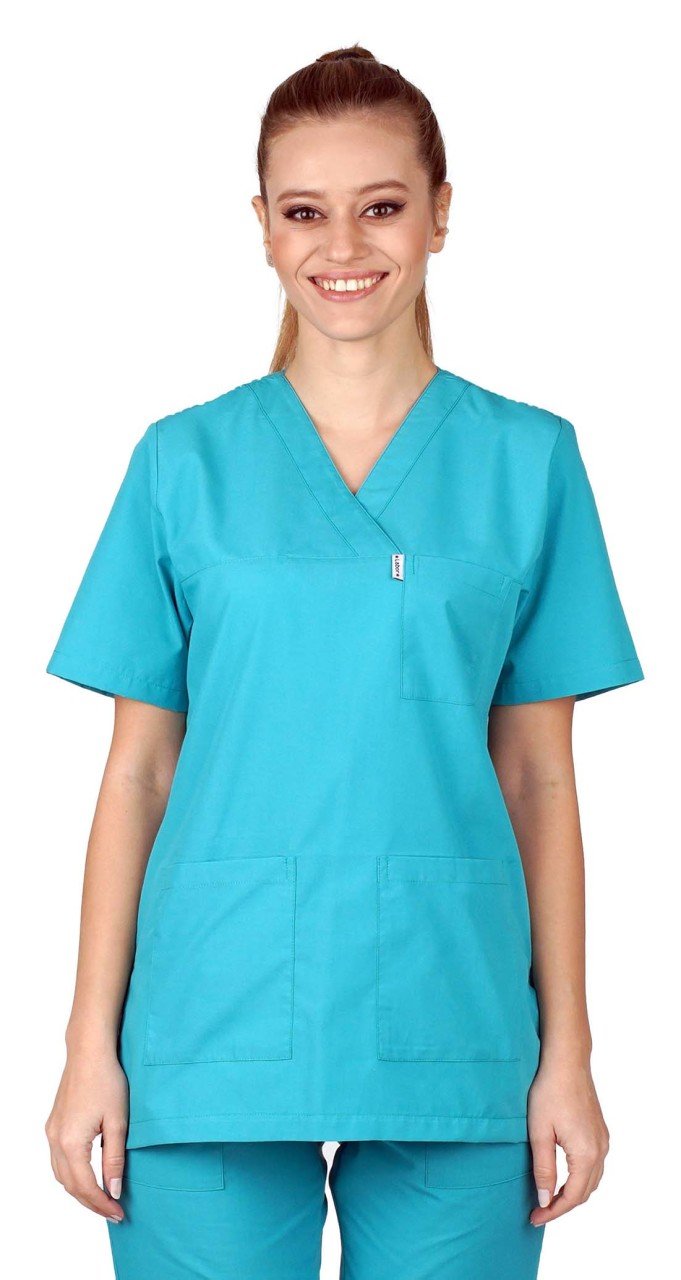 Cerrahi Forma Takımları Kadın Terikoton Kumaş Tüm Renkler 58-8XL Özel Sipariş - Bnt.Yeşil