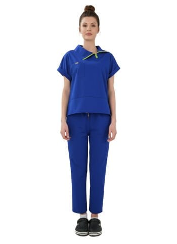 Prime Scrubs Cerrahi Forma Takımı - Kadın - Super Stretch Likralı Kumaş - Model 13