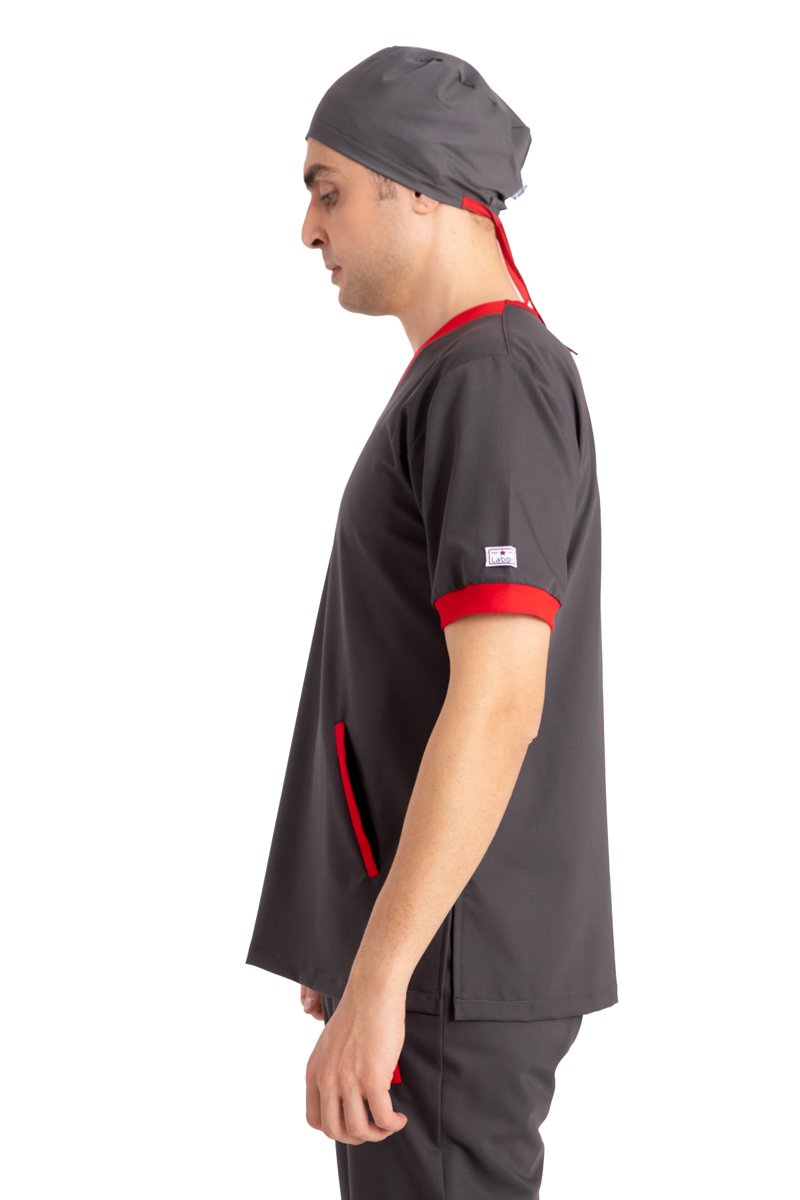 Dr Elastik Scrubs Likralı Pamuklu Erkek Çimen Yeşili 44/2XS Erkek