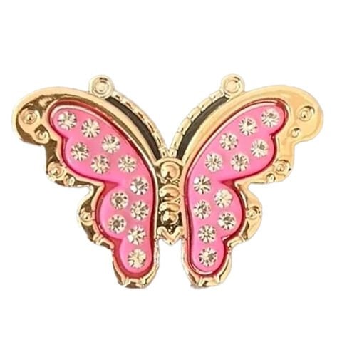 Clogs Terlik Süs Aksesuar Kelebek