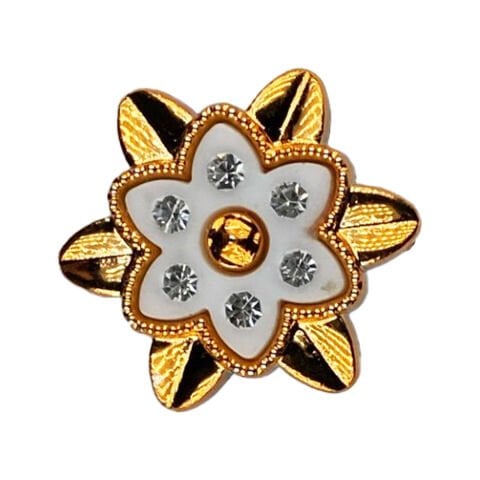 Clogs Terlik Süs Aksesuar Taşlı Çiçek