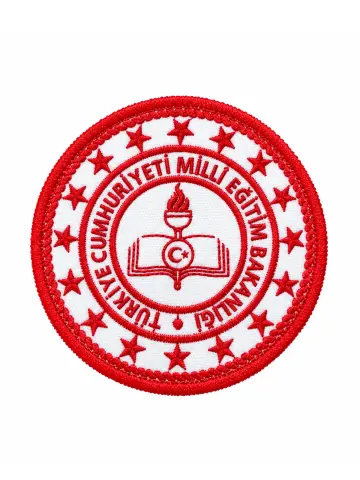 MEB Nakış Arması 7 cm — Öğretmen Önlüğü Logosu