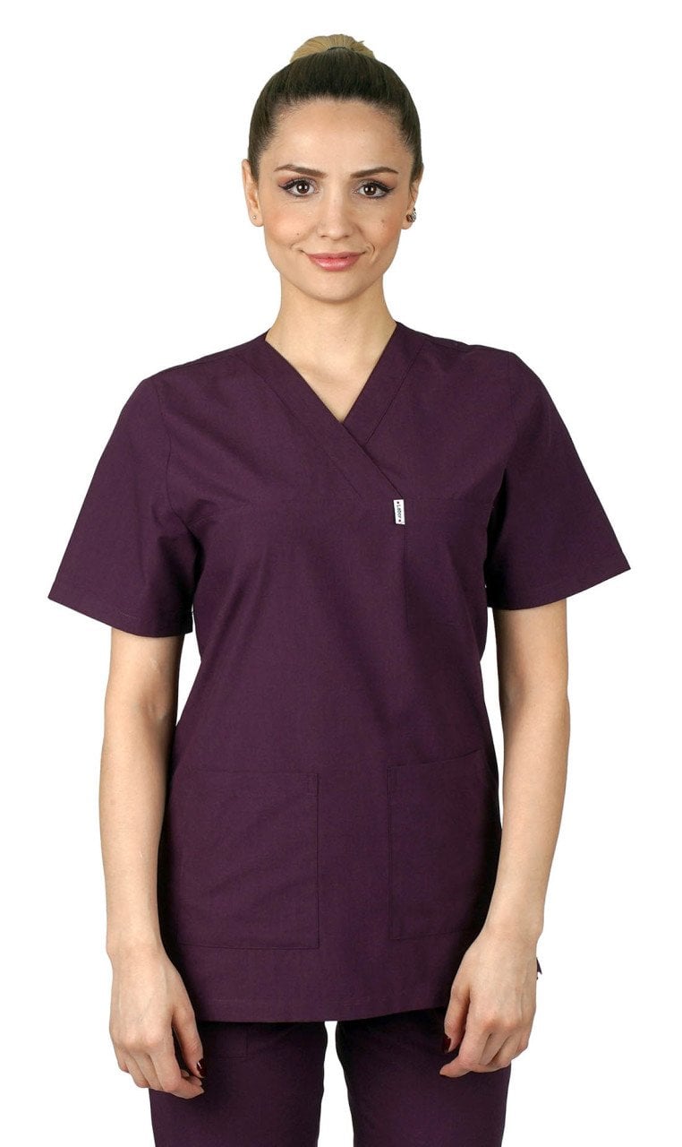 Cerrahi Forma Takımları Kadın Terikoton Kumaş Tüm Renkler 54-6XL Özel Sipariş - MÜRDÜM-39