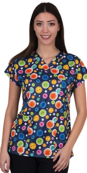 Desenli Tek Üst Bayan Model 26 Dry Touch Kumaş