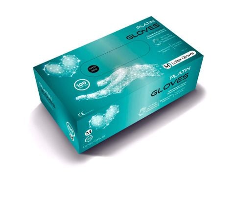 Muayene Eldiveni Lateks Pudrasız Platin Gloves