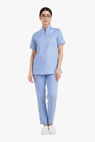 Scrubs İdx-1 Serisi: Kadın Cerrahi Forma Takımı - Elastik Likralı Kumaş