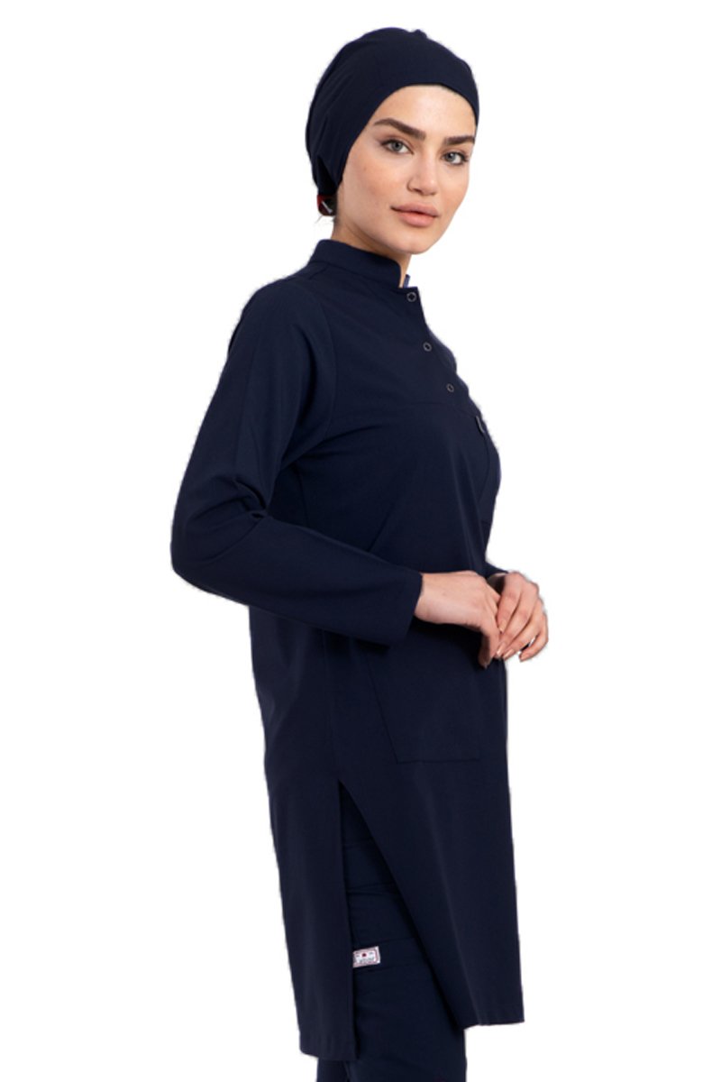 Tesettür forma, tek üst alpaka tst-03 46/XXL - Lacivert