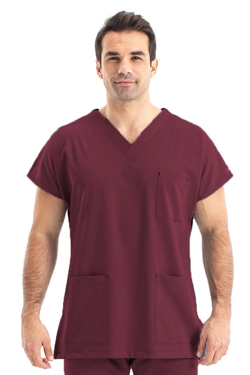 Dr Greys Model Forma Yarasa Kol Erkek Tericotton Renkleri 54-XL - Bordo