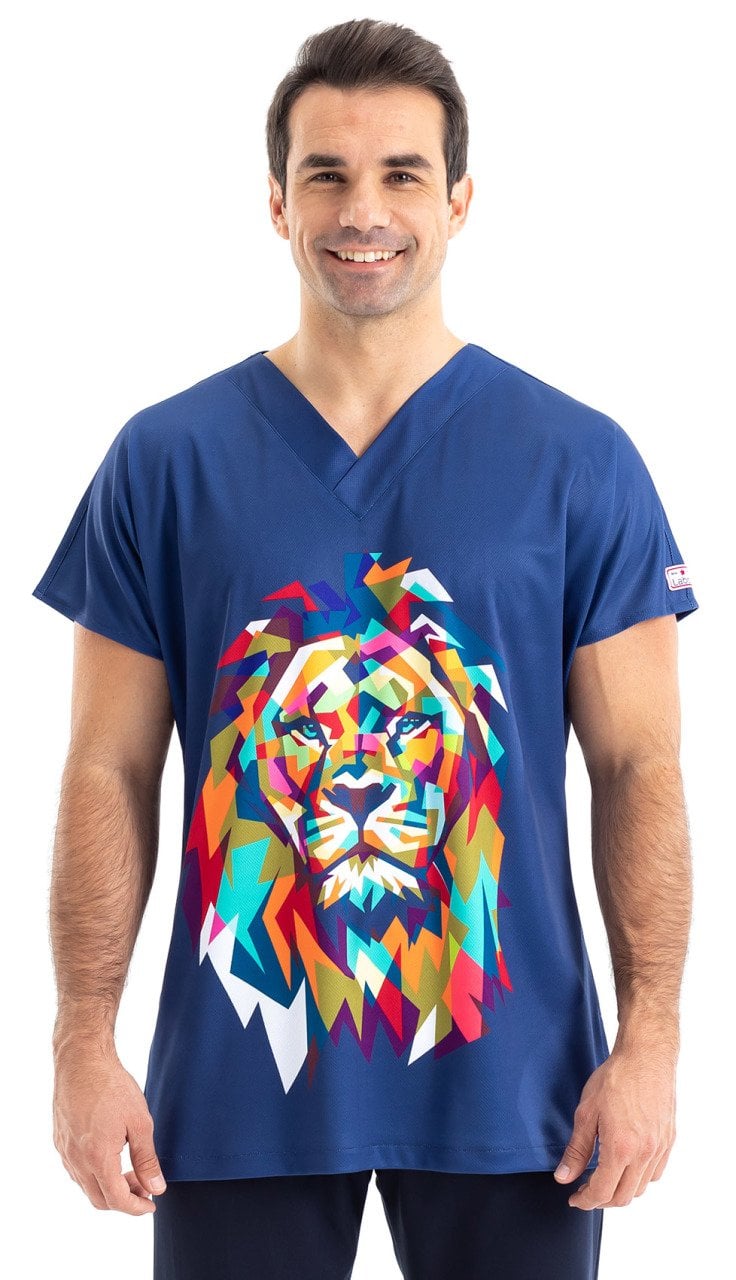 Arslan Desenli Doktor Üst Forma Desen 57