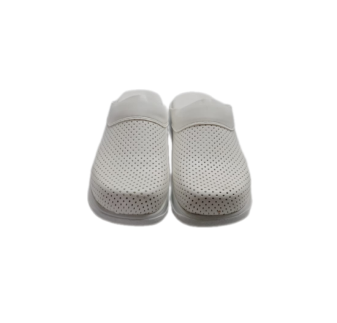 Sabo Terlik bayan beyaz deri delikli 36-37-39 numaralar sınırlı sayıda