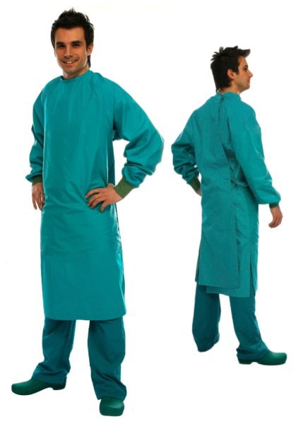 Box Önlüğü Tam Korumalı Yıkanabilir Sıvı Geçirmez Bx07