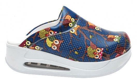 Baykuş Desenli Sabo Terlik Air Max Lacivert