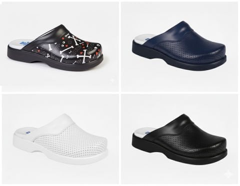 Erkek Sabo Terlik - Ortopedik Delikli Deri Model 210 | Labor