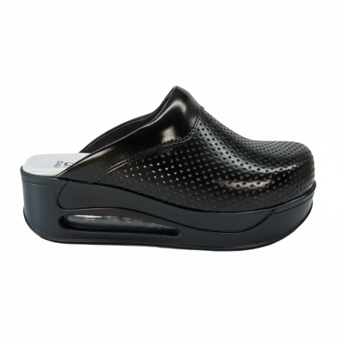 Sabo Siyah Airmax Taban Kadın Hastane Terliği