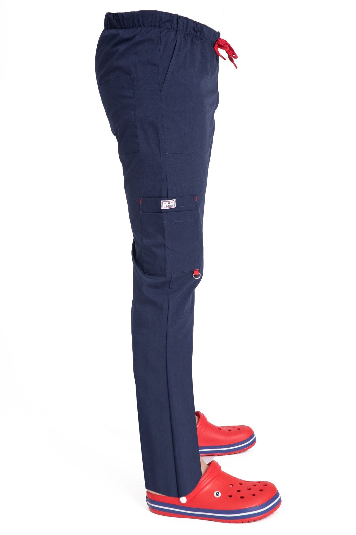 Erkek Cerrahi Scrubs Forma — Dr Flex Terikoton Likralı | Lacivert