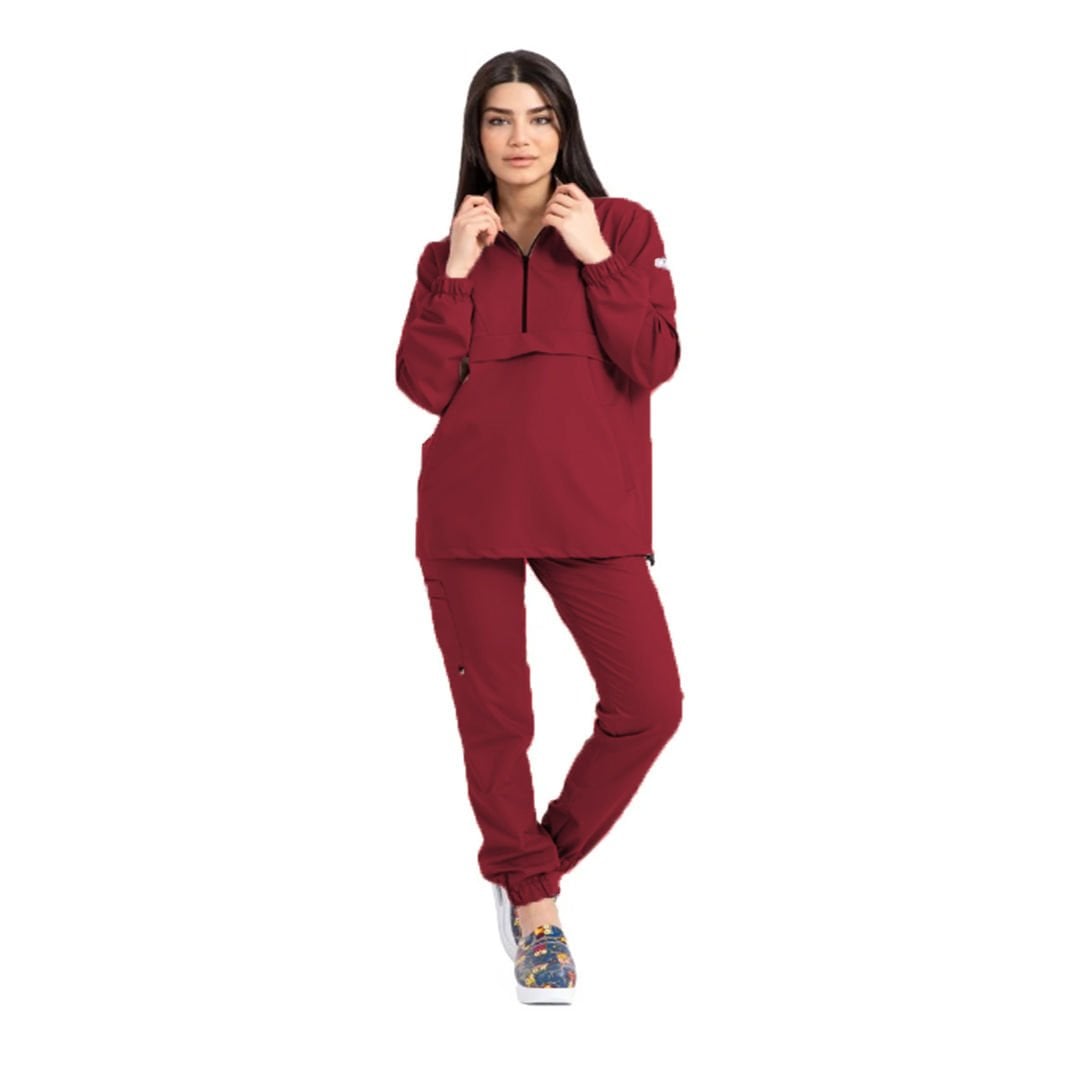 Özel tasarım cerrahi forma kanguru model kadın takım 36/XS - Bordo