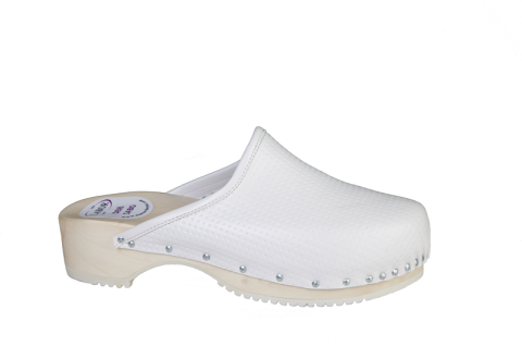 Beyaz Tahta Tabanlı Sabo Hemşire ve Doktor Terliği - 40 Numara (B Kalite)