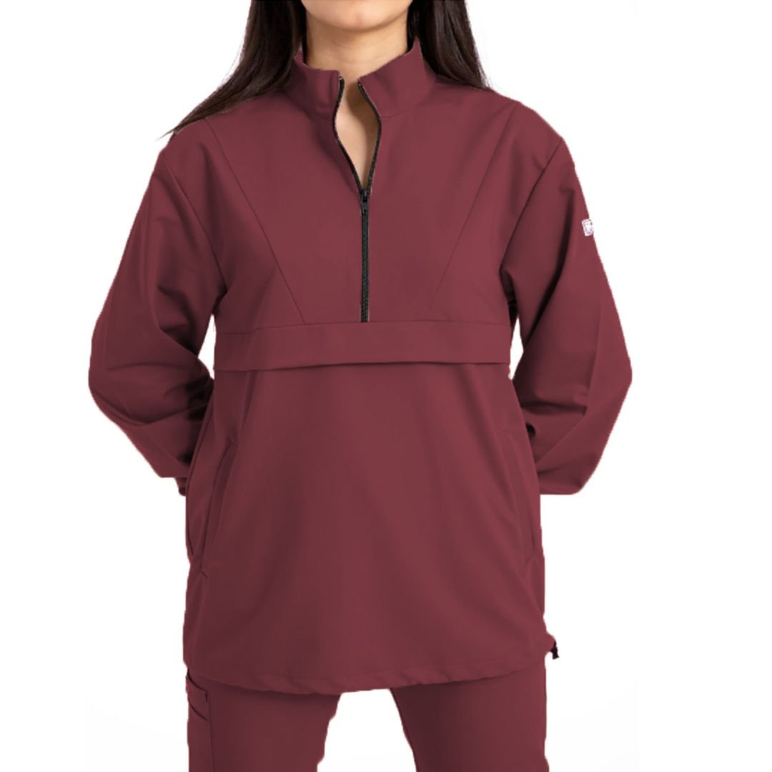 Özel tasarım cerrahi forma kanguru model kadın takım 44-XL - Bordo