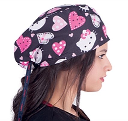 Labor Siyah Kity Desen Sabo Terlik, Üst Forma, Kumaş Bone