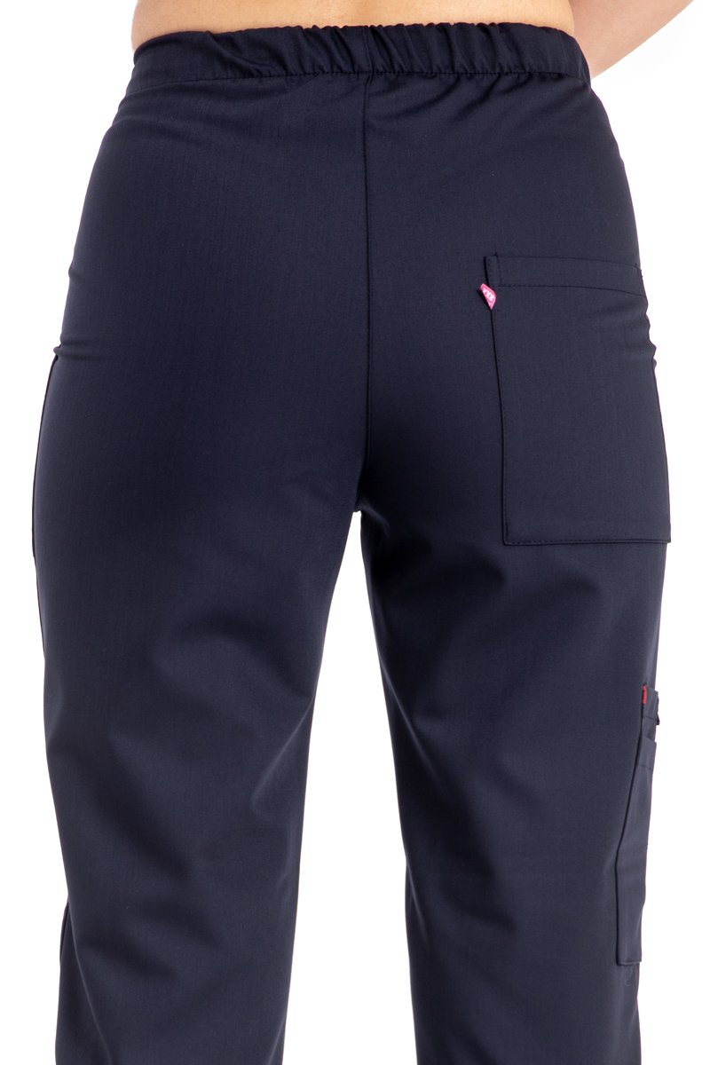 Özel tasarım cerrahi forma kanguru model kadın takım 48/3XL Özel Sipariş - Lacivert