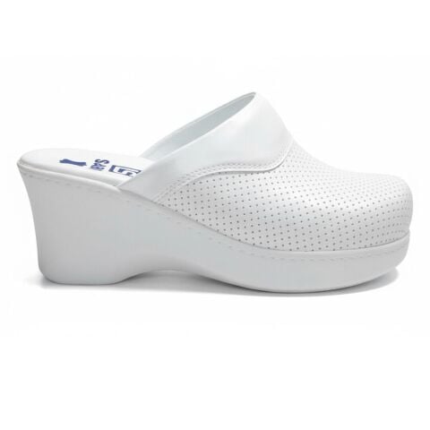 Sabo Terlik Kadın - 38 Numara - Beyaz Dolgu Topuk Model 202- Seri Sonu B Kalite(Kopya)